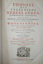 Afbeelding in Gallery-weergave laden, Nederland - Tooneel Der Vereenighde Nederlanden 2 delen - François Halma - 1725