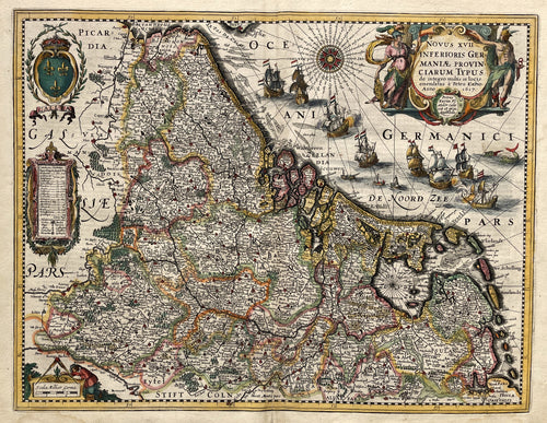 17 provinciën - P Kaerius - 1622