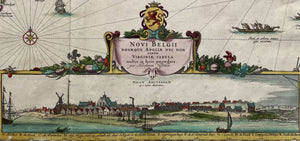 Noord-Amerika Nieuw-Nederland Nieuw Amsterdam New York North America - Nicolaas Visscher - circa 1684