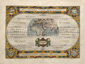 Wereld Oude Wereld Ancient World - A Ortelius - 1624