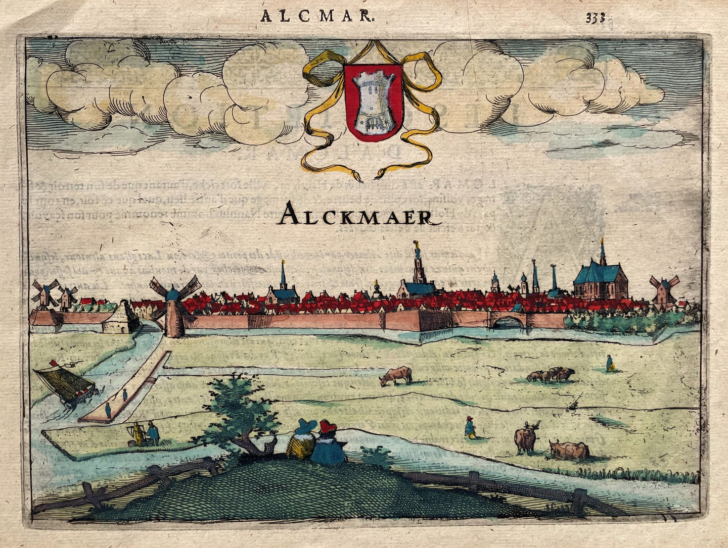 Alkmaar - J Jansz / L Guicciardini - 1613