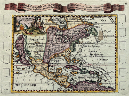 Noord-Amerika North America - Elias Baeck - 1710