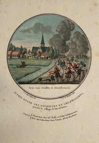 Amstelveen Patriottentijd - JA le Campion / GA Meijsenheym - 1787