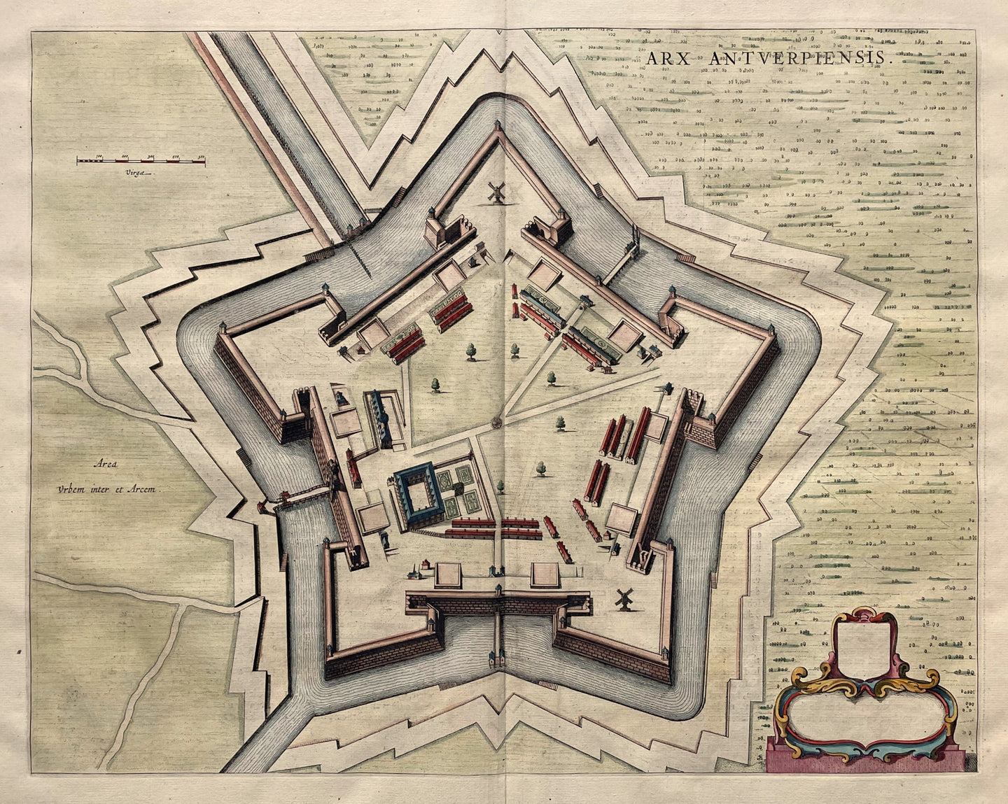 België Antwerpen Citadel Belgium Antwerp - J Blaeu - 1649