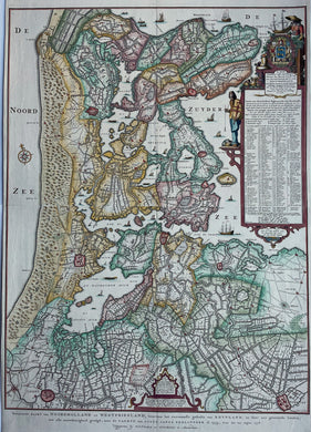 Noord-Holland - Joost Janszoon Beeldsnijder 1575 / Jan van Jagen / Yntema en Tieboel - 1778