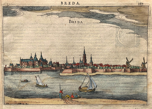 Breda Aanzicht van de stad - J Jansz / L Guicciardini - 1616