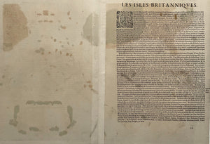 Groot Brittannië Ierland British Isles Great Britain Ireland - A Ortelius - 1598