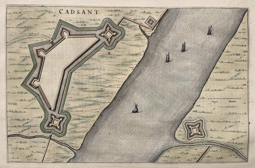 Cadzand - J Blaeu - 1649