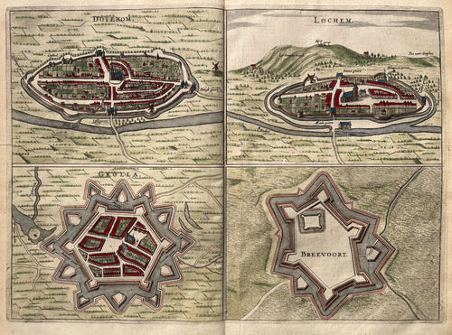 Doetinchem Groenlo Bredevoort Lochem - N Geelkercken / J van Biesen - 1654