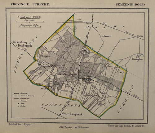 Doorn - Kuijper / Suringar - circa 1867