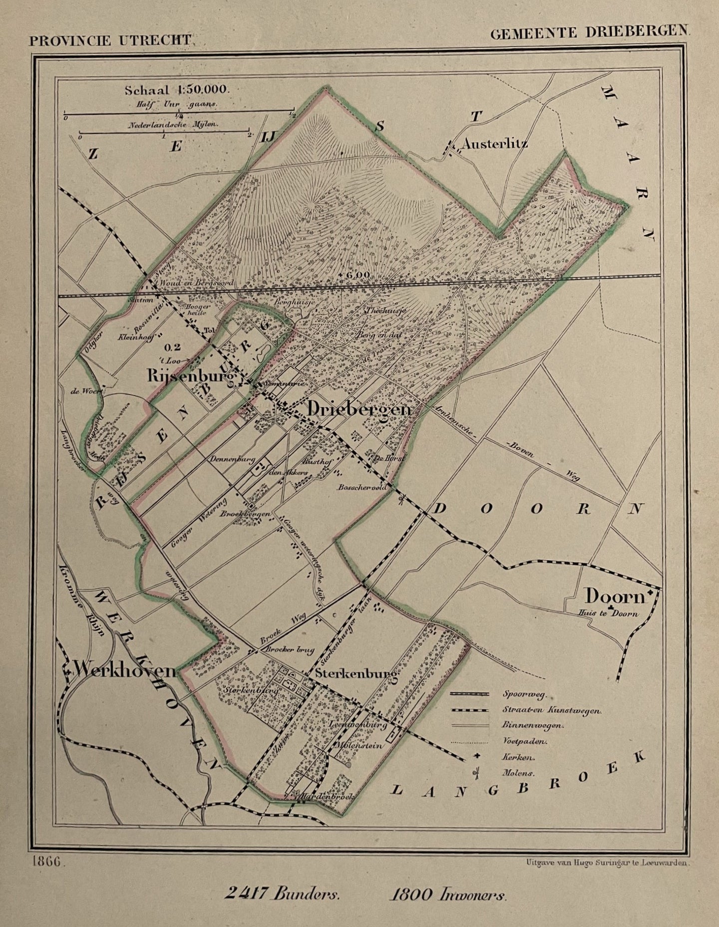 Driebergen - Kuijper / Suringar - 1866