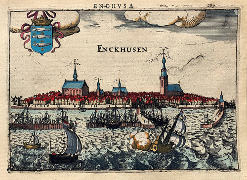 Enkhuizen - J Jansz / L Guicciardini - 1616