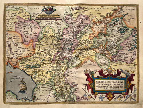 Gelderland - A Ortelius - 1595