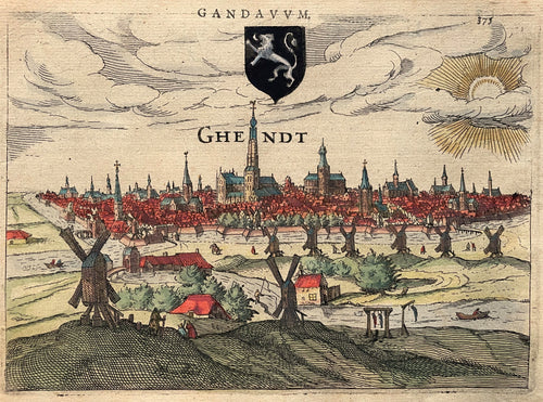 België Gent Belgium - L Guicciardini - 1613