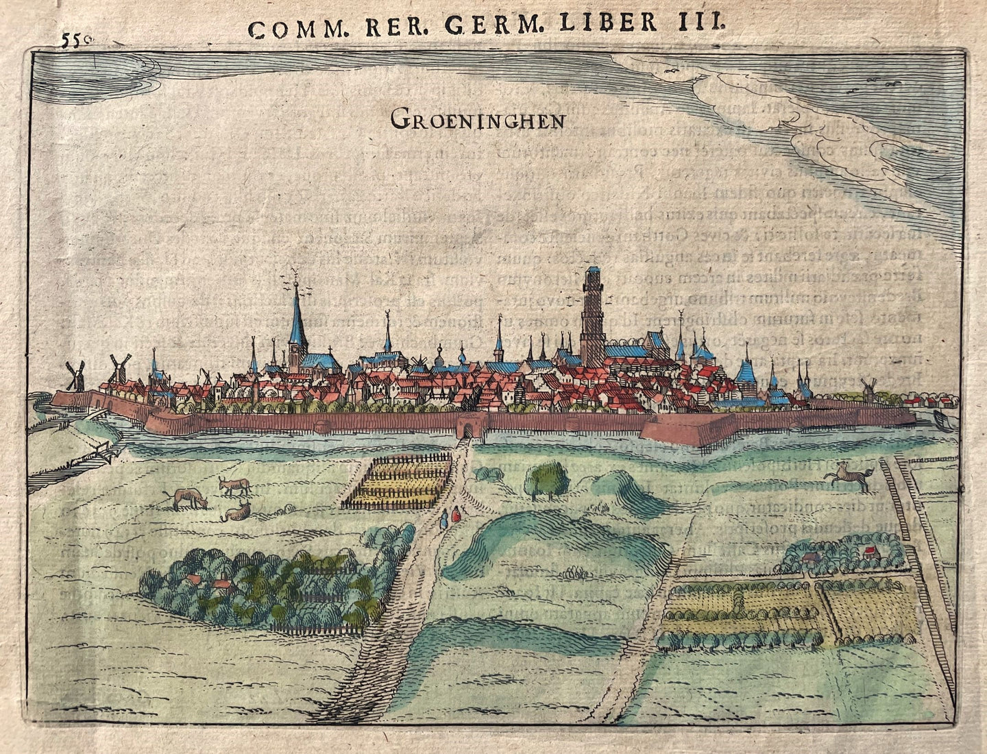 Groningen - P Bertius - 1616