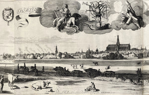 Haarlem - Jan van de Velde naar Pieter de Molijn / Reinier en Josua Ottens - circa 1730