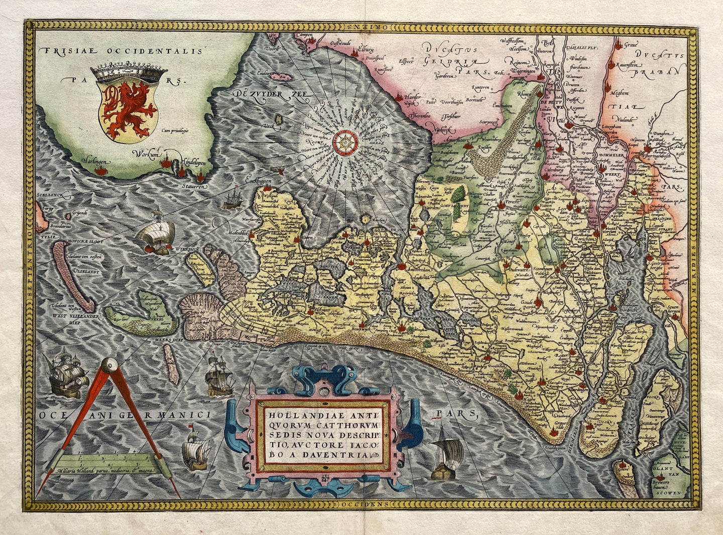 Holland - Abraham Ortelius - 1571