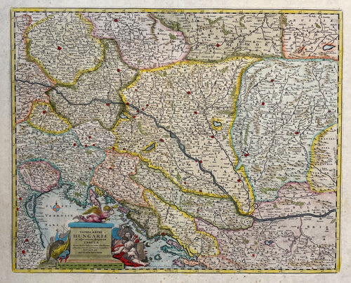 Hongarije Hungary - Nicolaes Visscher I - circa 1670
