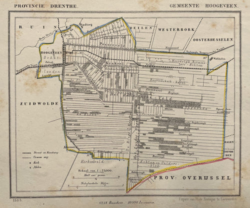 Hoogeveen - Kuijper/Suringar - 1865