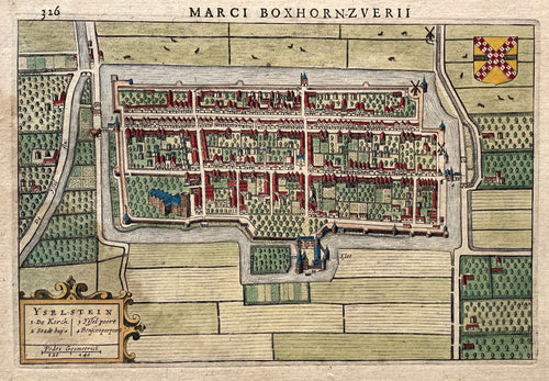 IJsselstein Stadsplattegrond - M Boxhorn - 1632