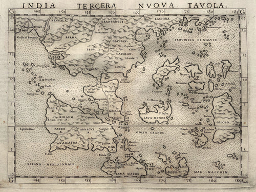 Zuidoost-Azië Southeast Asia - Girolamo Ruscelli - 1561