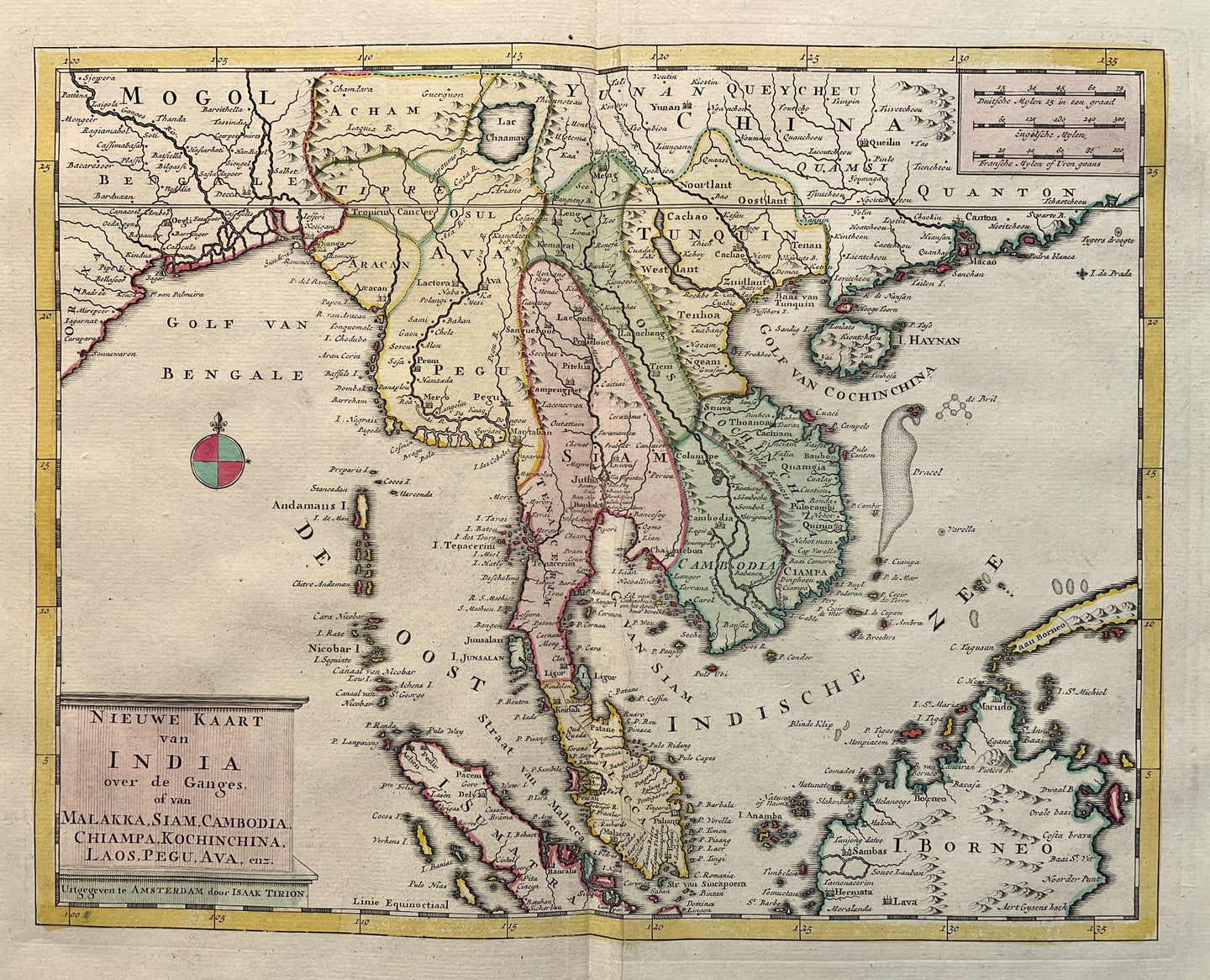 Maleisië Indochina Malaysia - I Tirion - 1739