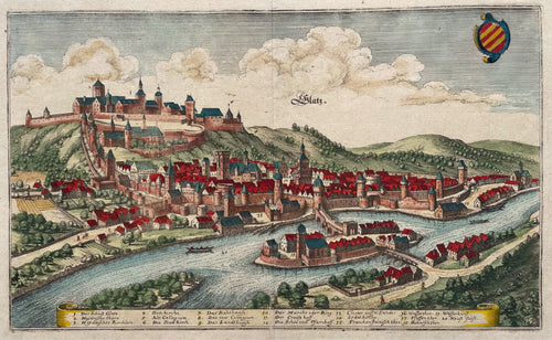 Polen Kłodzko Poland - M Merian - circa 1646