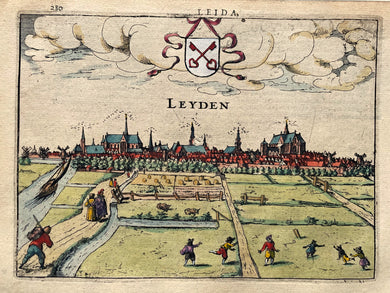 Leiden Profielgezicht - J Jansz / L Guicciardini - 1616