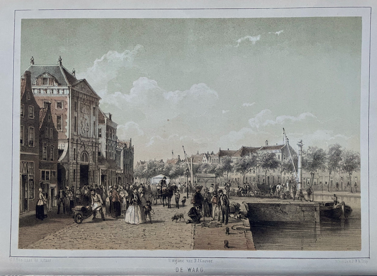 Leiden De Waag - GJ Bos / PWM Trap / DJ Couvée - ca 1859