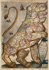 17 provinciën Leo Belgicus - F Strada / F Corbelletti - 1632