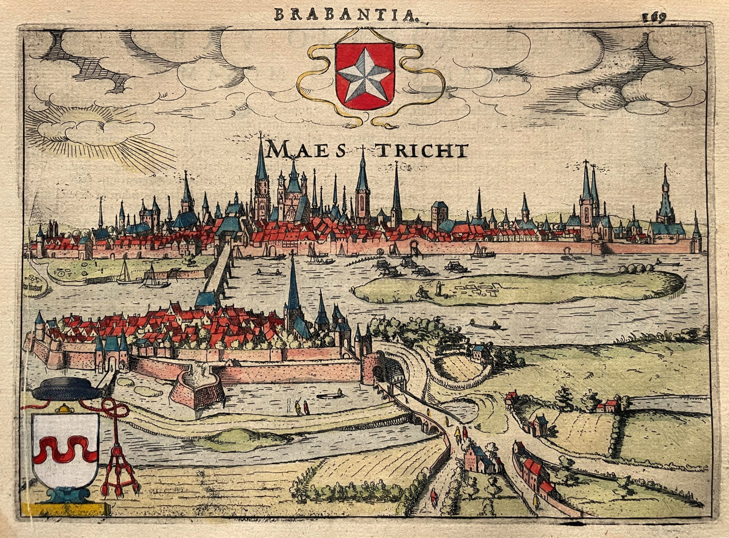 Maastricht - J Jansz / L Guicciardini - 1616