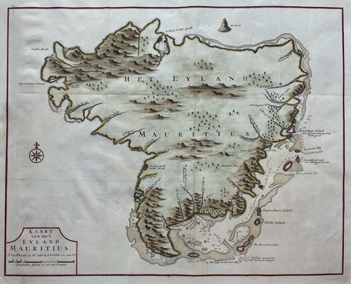 Afrika Mauritius - F Valentijn - 1724