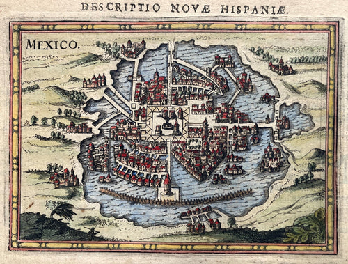 Mexico City - P Bertius - 1616