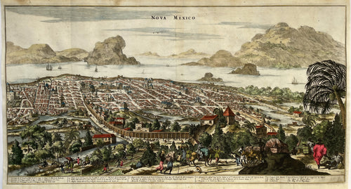 Mexico City - A Montanus - 1671