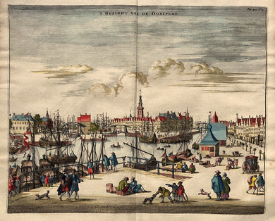 Middelburg Gezicht van de Oostpunt - M Smallegange - 1696