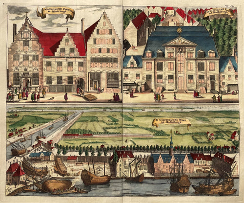 Middelburg VOC werf en gebouwen - M Smallegange - 1696