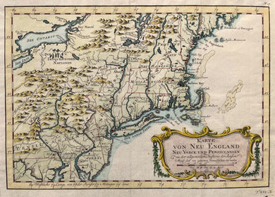 Verenigde Staten New England New York United States - JN Bellin / Arkstee & Merkus - ca 1755