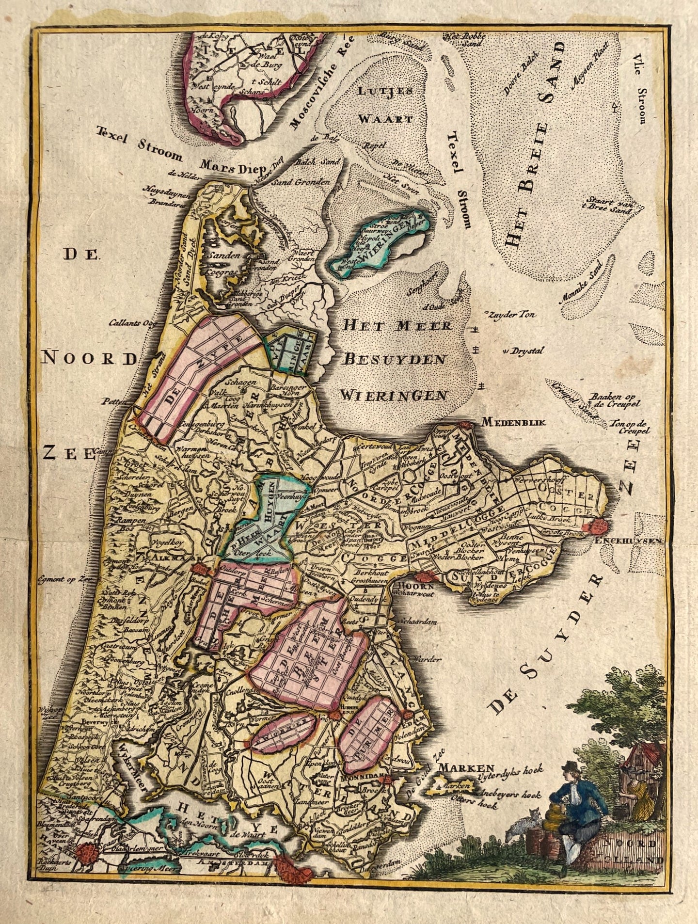 Noord-Holland - H de Leth - 1740