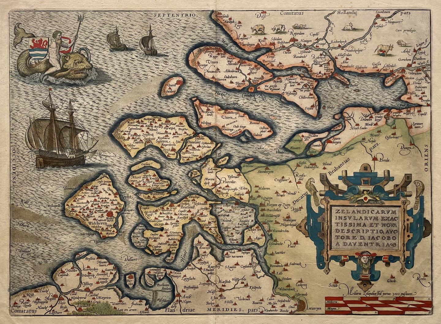 Zeeland - A Ortelius - 1584