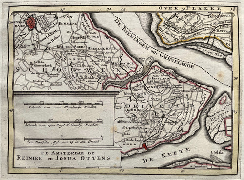 Schouwen-Duiveland Brouwershaven Dreischor - R en J Ottens - ca. 1740