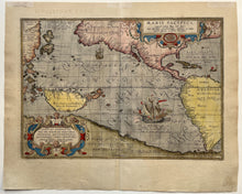 Load image in Gallery view, World Pacific - A Ortelius - 1603