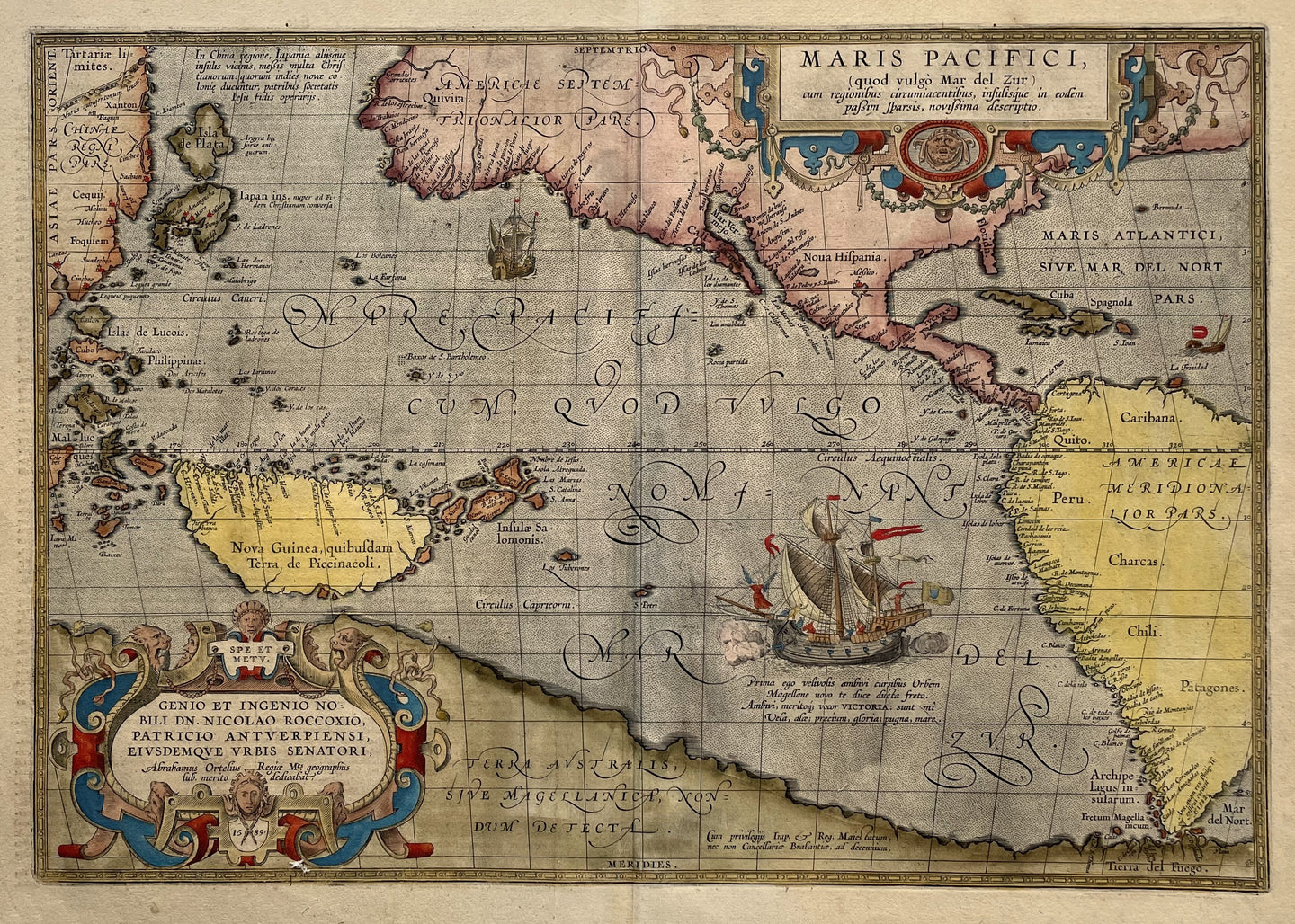 World Pacific - A Ortelius - 1603