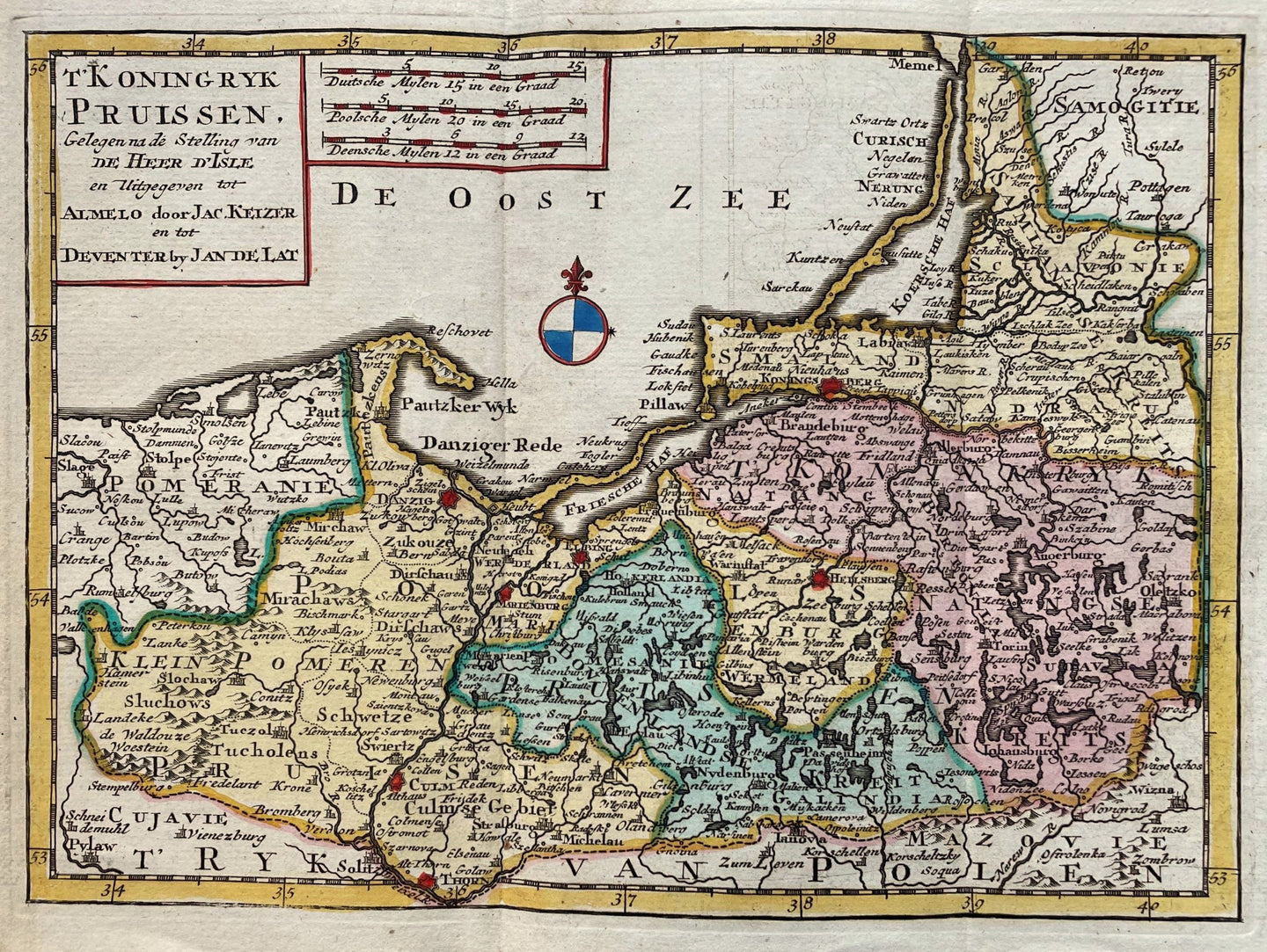 Polen Pruisen Poland Prussia - J Keizer / J de Lat - 1747