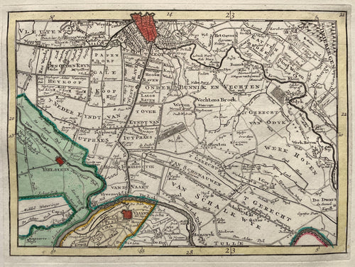 Utrecht Nieuwegein Houten Vianen - P Schenk - circa 1748