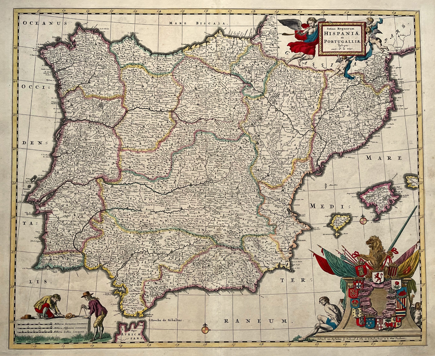 Spanje Portugal Spain - F de Wit - circa 1680