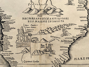 Afrika Zuidelijk Afrika Southern Africa - L Fries /  M Waldseemüller - 1541