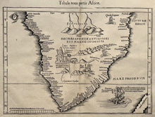 Afbeelding in Gallery-weergave laden, Afrika Zuidelijk Afrika Southern Africa - L Fries /  M Waldseemüller - 1541