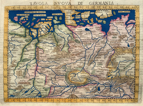 Duitsland Germany - Girolamo Ruscelli - 1561