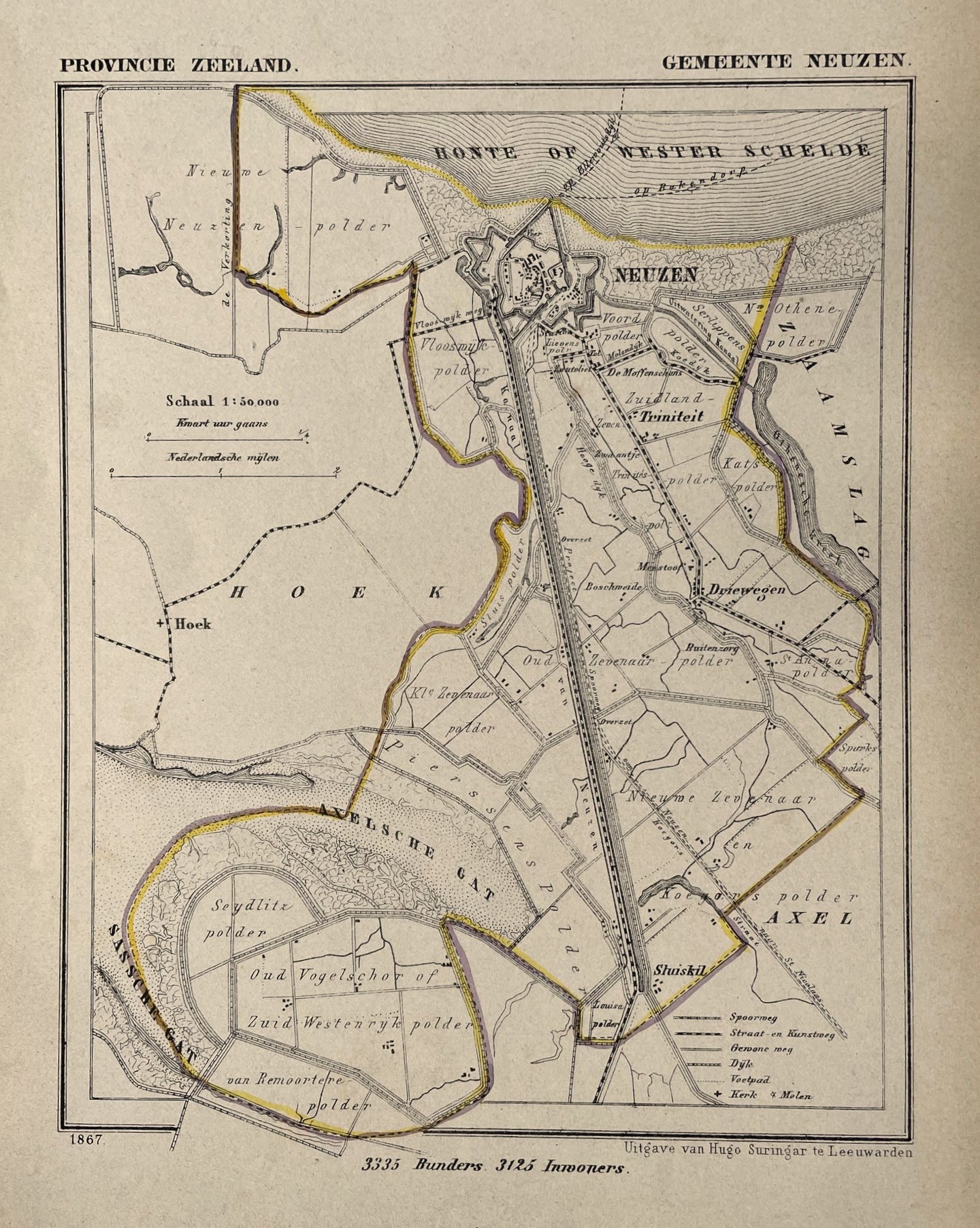 Terneuzen - Kuijper/Suringar - 1867