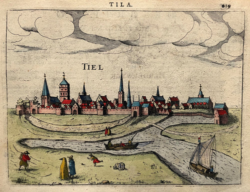 Tiel Gezicht op de stad - J Jansz / L Guicciardini - 1616